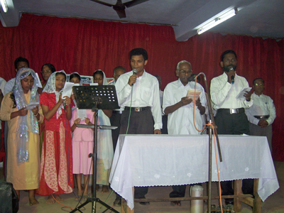 Church of God singing India